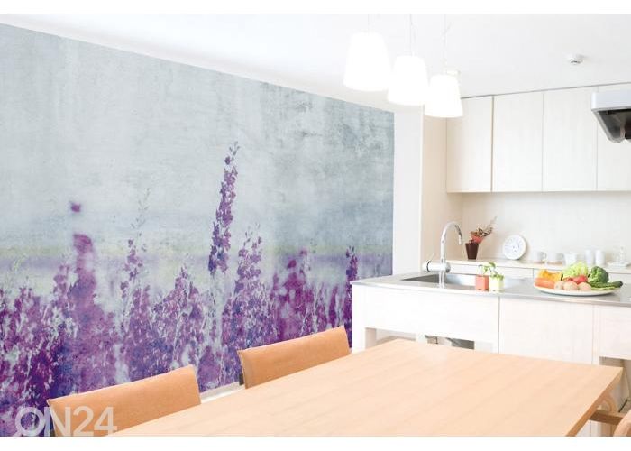 Флизелиновые фотообои Lavender Abstract 150x250 см увеличить