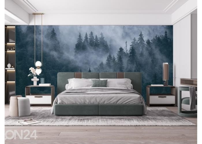 Флизелиновые фотообои Misty Mountain Landscape 400x260 см увеличить