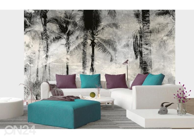 Флизелиновые фотообои Palm Trees Abstract 150x250 см увеличить