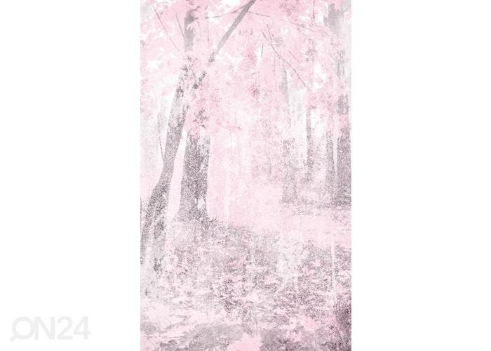 Флизелиновые фотообои Pink Forest Abstract 150x250 см увеличить