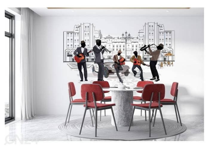 Флизелиновые фотообои Street musicians 416x290 см увеличить