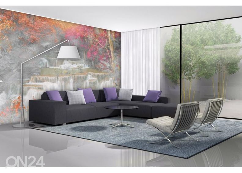 Флизелиновые фотообои Waterfall Abstract II 150x250 см увеличить