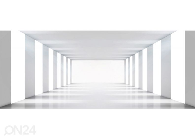 Флизелиновые фотообои White corridor 225x250 см увеличить