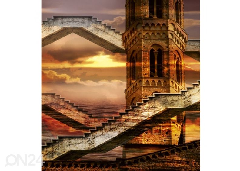 Флисовые обои "Ethereal tower" 225x250 см увеличить