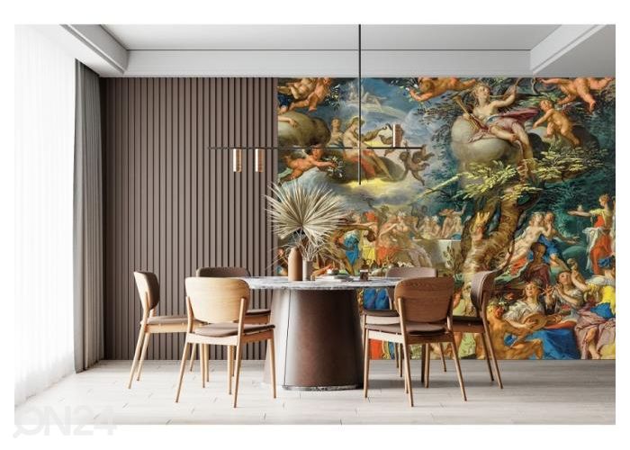 Флисовые фотообои A banquet of the Gods by Joachim Wtewael 416x290 см увеличить