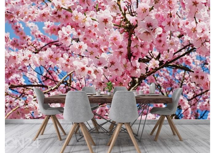 Флисовые фотообои Japanese Cherry Tree 416x290 см увеличить