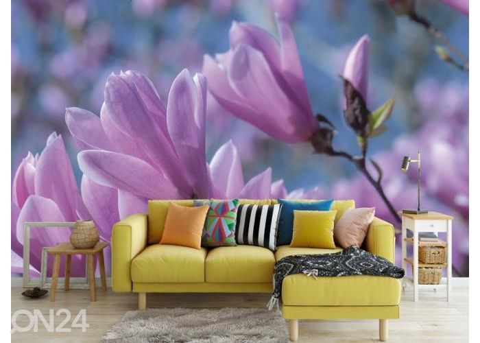 Флисовые фотообои Magnolia Tulip 416x290 см увеличить