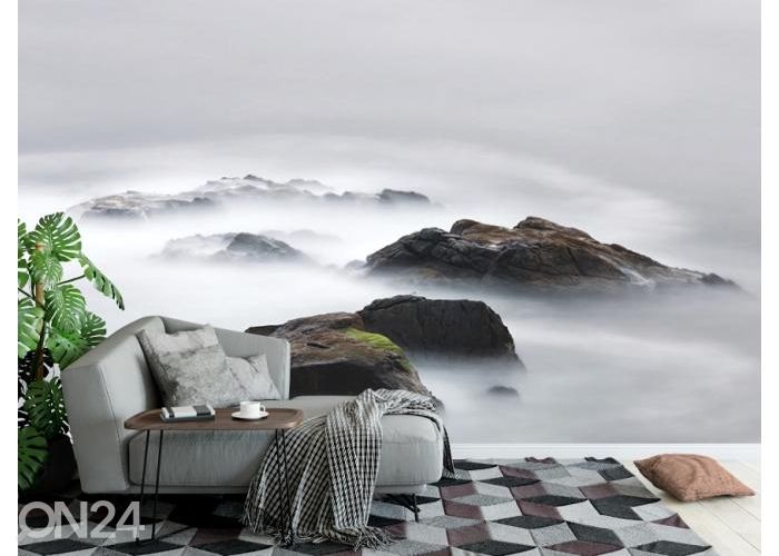 Флисовые фотообои The Stones in the Fog 368x254 см увеличить