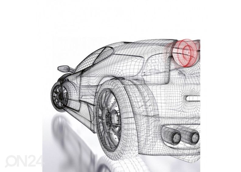 Флисовые фото-обои Car model light 225x250 см увеличить