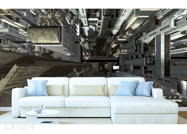 Флисовые фото-обои Skyscrapers 225x250 см увеличить