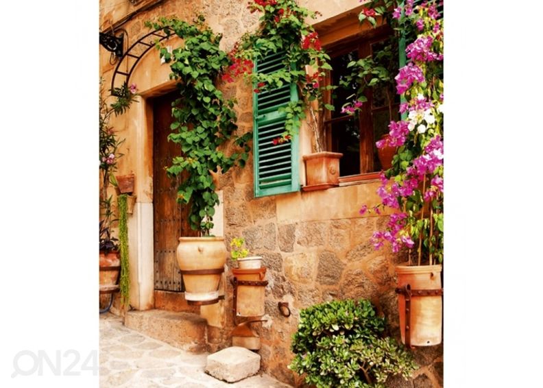 Флисовые фото-обои Street garden 150x250 см увеличить