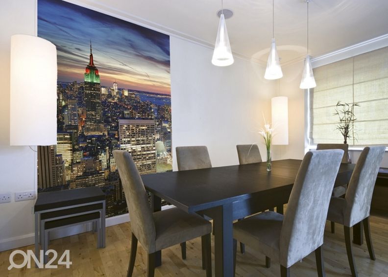 Флисовые фофо-обои Ny skyscrapers 150x250 см увеличить