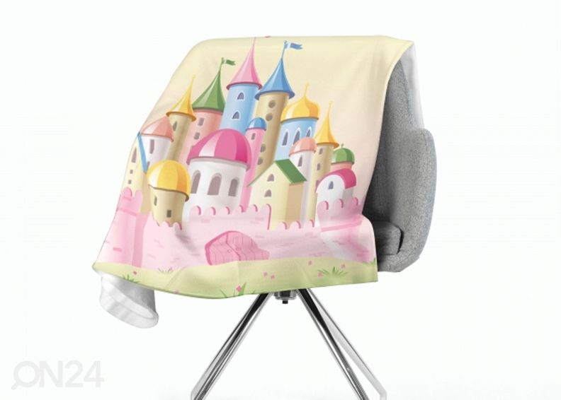Флисовый плед Pink Castle 130x150 см увеличить