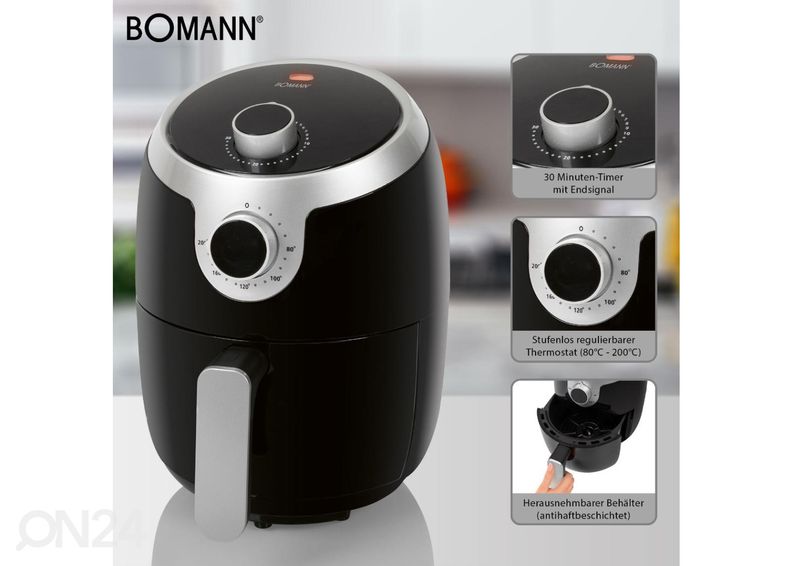 Фритюрница Bomann FR6050H 1,8 л увеличить