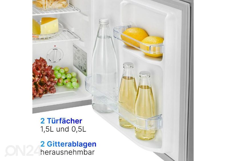 Холодильник Bomann KB7346IX, inox увеличить