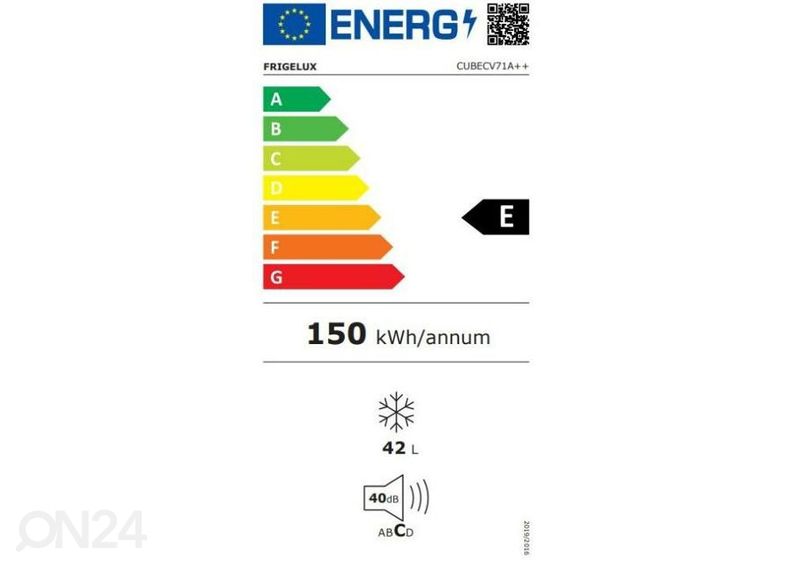 Холодильник Frigelux CUBECV71A увеличить
