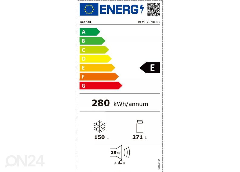 Холодильник Side-by-Side Brandt BFM870NX увеличить