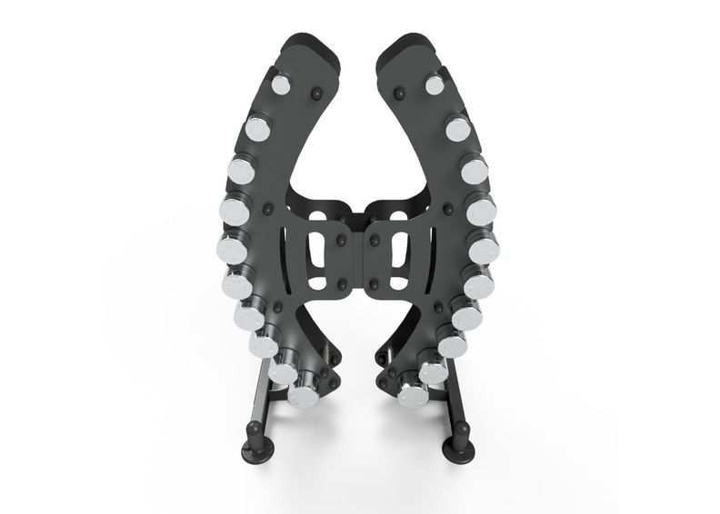 Хромированные гантели с подставкой 1-10 кг Marbo Sport увеличить
