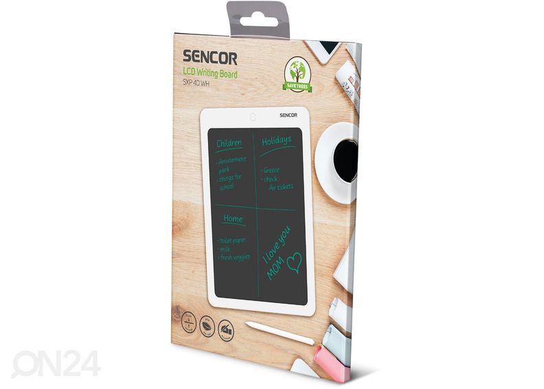 Цифровая доска для рисования 14 "Sencor SXP040WH увеличить