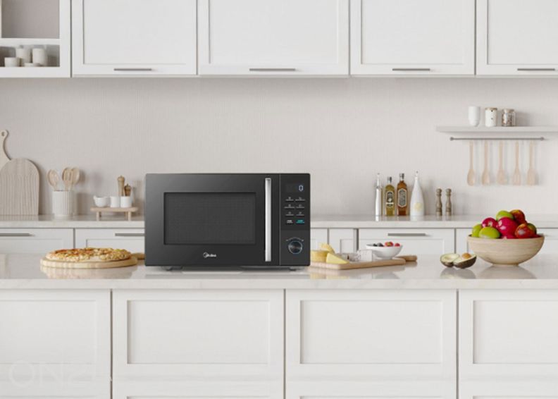 Цифровая микроволновая печь Midea MMO-AM25VB(BK), чёрная увеличить