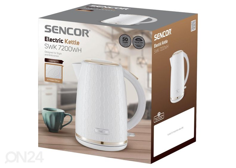 Чайник Sencor SWK7200WH, белый увеличить