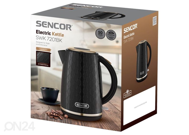 Чайник Sencor SWK7201BK, черный увеличить