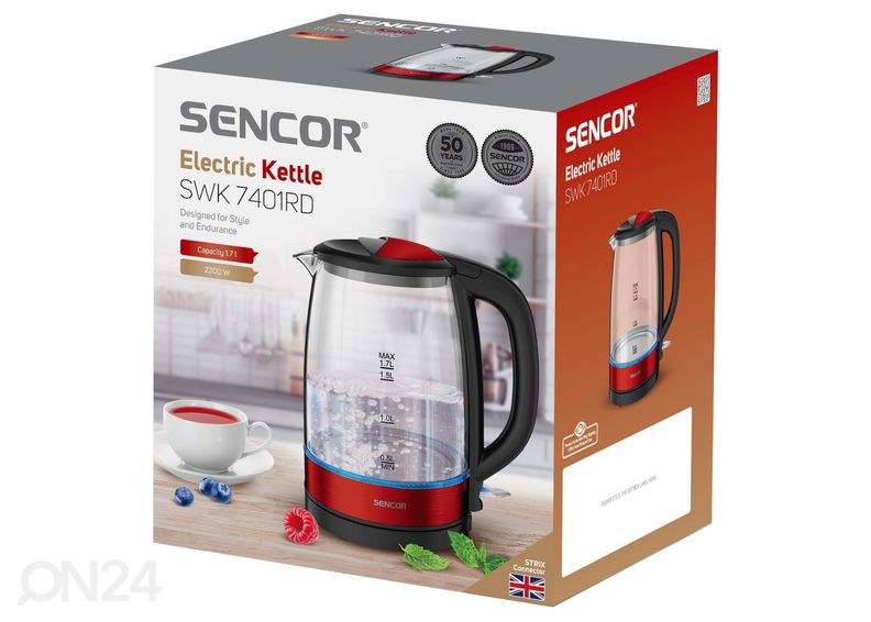 Чайник Sencor SWK7401RD увеличить