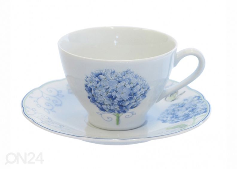 Чашка с блюдцем Hortensia Ø 250 ml, 6 шт увеличить