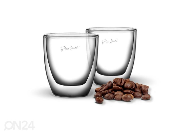 Чашки для эспрессо из боросиликатного стекла Vaso Lamart LT9009, 2 шт увеличить