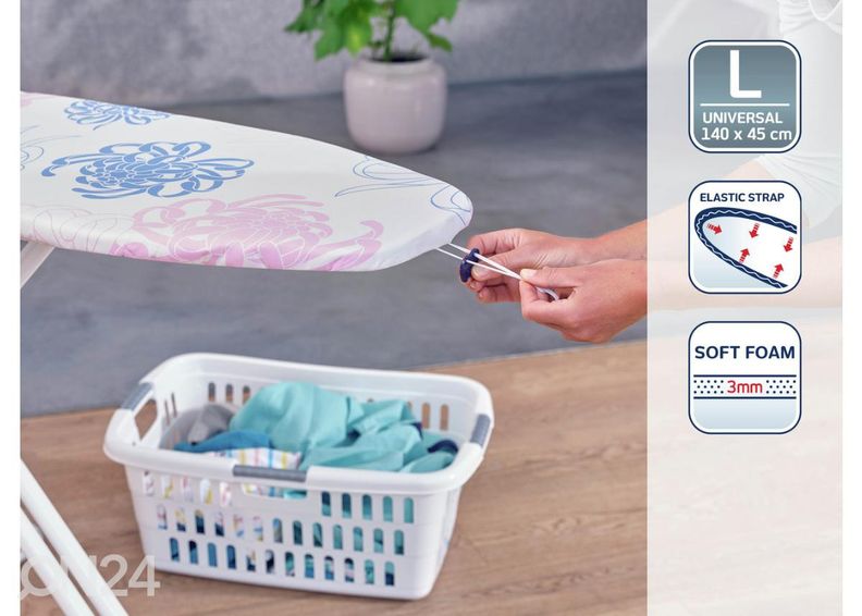 Чехол для гладильной доски Leifheit CottonClassic Universal 140x45 см увеличить