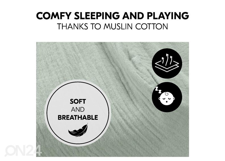 Чехол для матраса для дорожной кроватки Hauck At Home увеличить