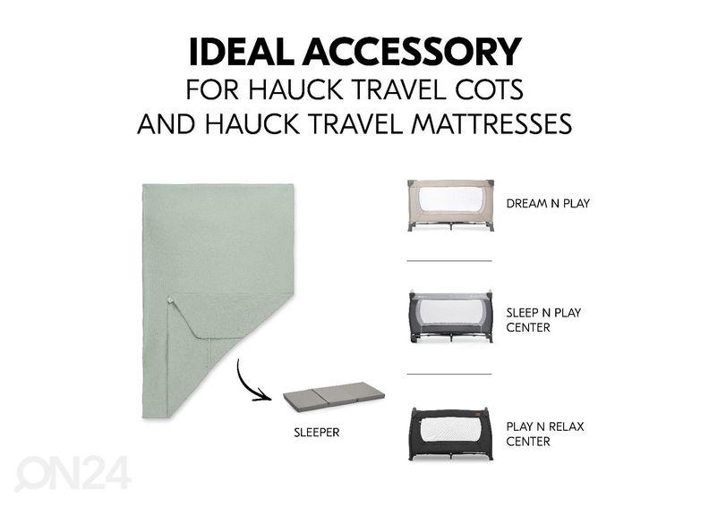 Чехол для матраса для дорожной кроватки Hauck At Home увеличить