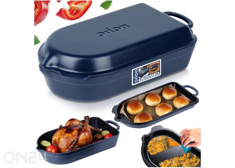 Чугунная форма для запекания с противнем 2 в 1 Litina увеличить