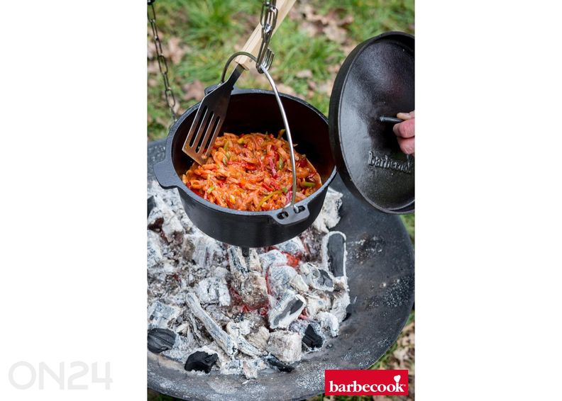 Чугунный котёл с крышкой Barbecook 9 л, Ø 32 см увеличить