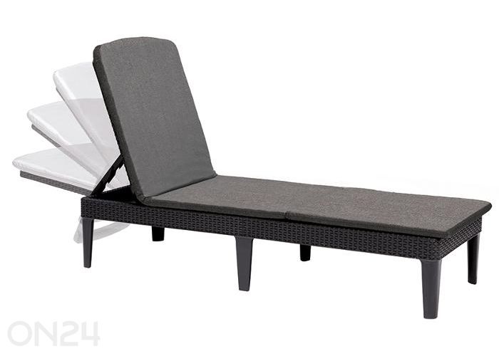 Шезлонг Keter Jaipur с подушкой, цвет капучино увеличить