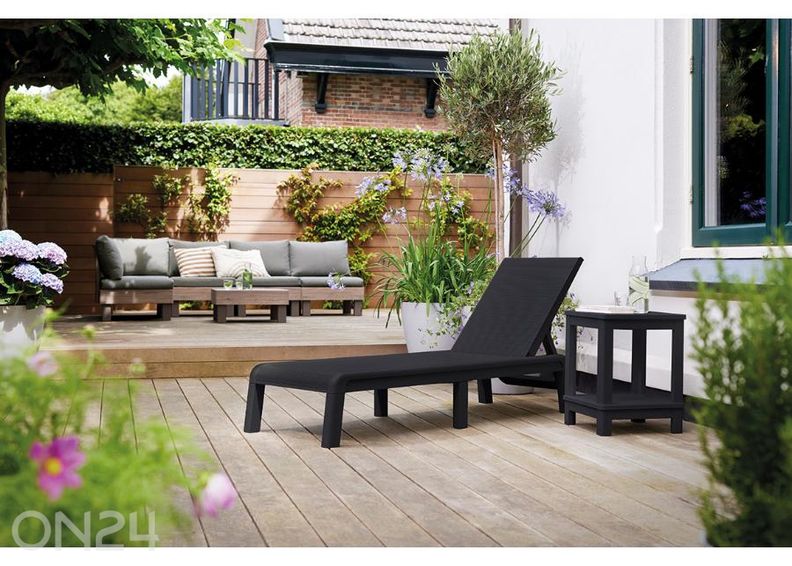 Шезлонг Keter Mallorca Sunlounger, графит увеличить