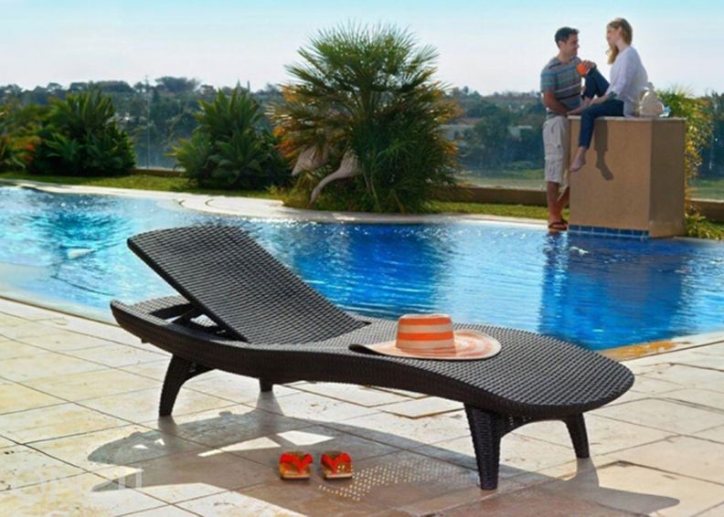 Шезлонг Keter Pacific, графит увеличить