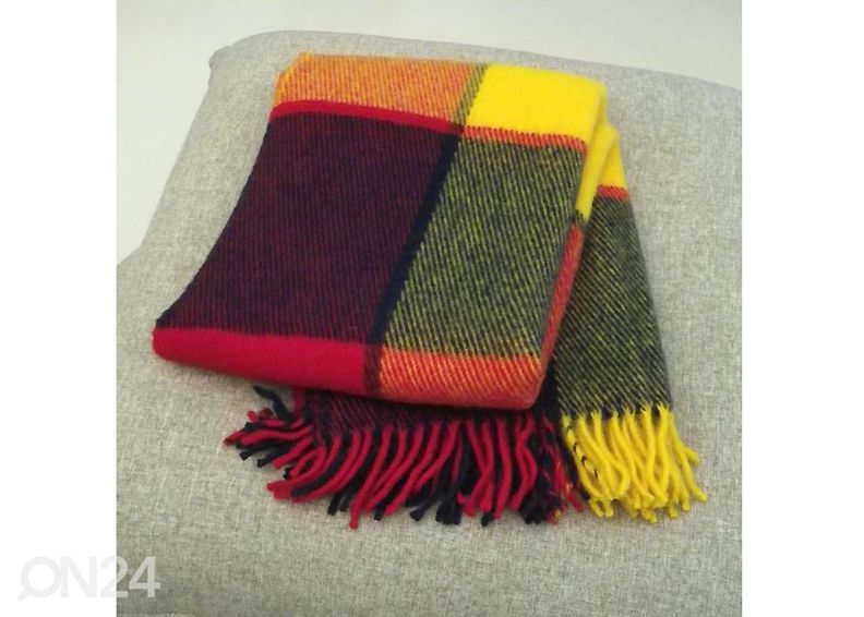 Шерстяной плед 140x205 см увеличить