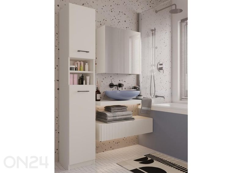 Шкафчик для ванной с зеркалом увеличить