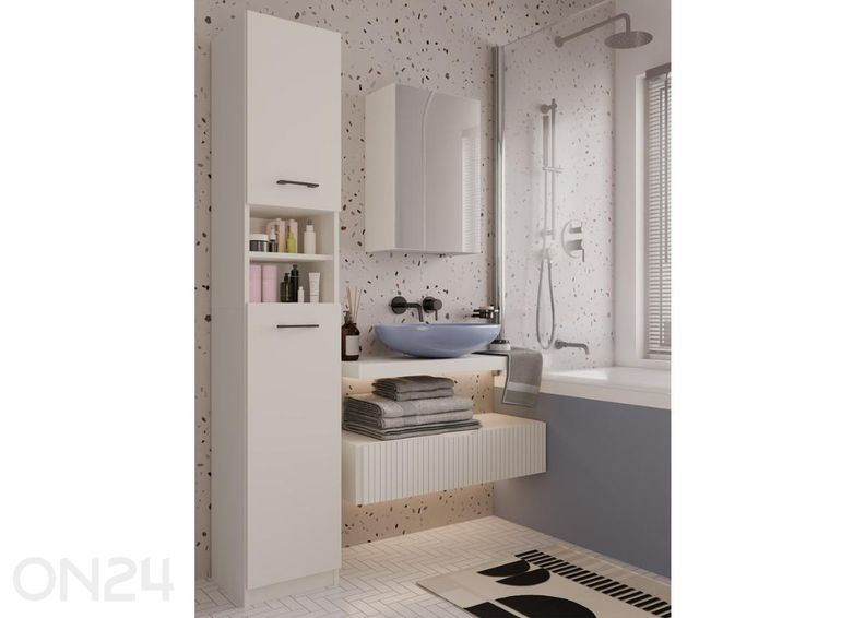 Шкафчик для ванной с зеркалом увеличить