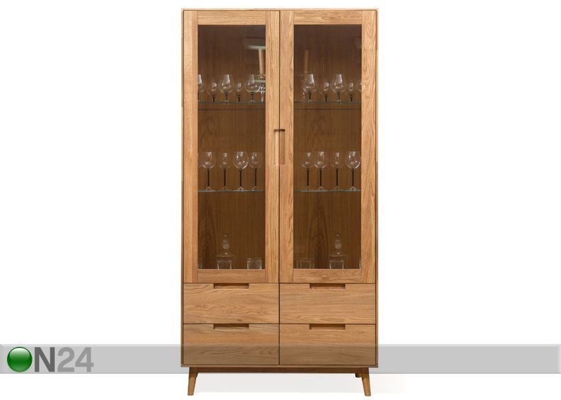 Шкаф-витрина из массива дуба Scan2 увеличить