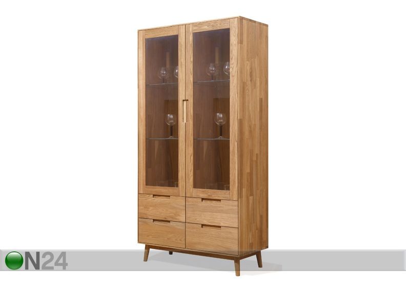 Шкаф-витрина из массива дуба Scan2 увеличить