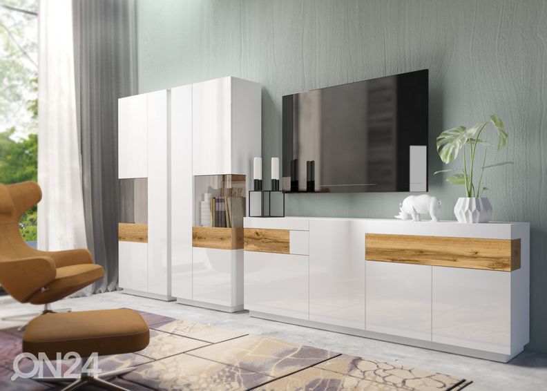 Шкаф-витрина, левосторонний увеличить