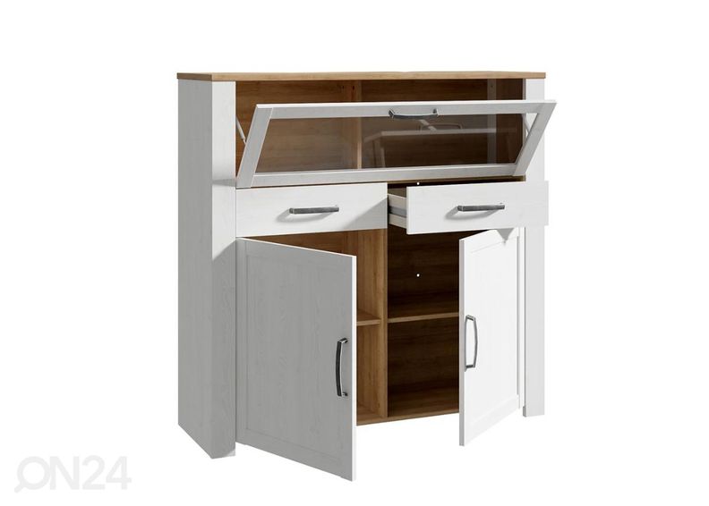 Шкаф-витрина 126 см увеличить