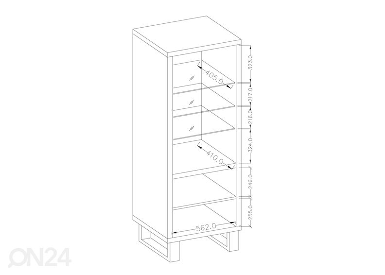 Шкаф-витрина увеличить