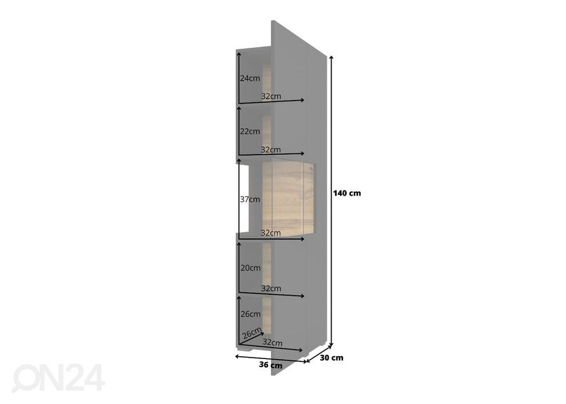 Шкаф-витрина увеличить