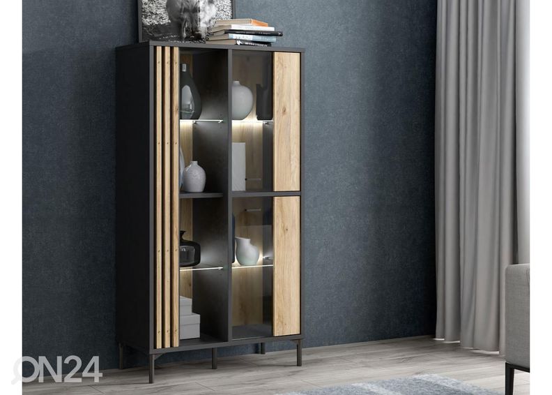 Шкаф-витрина 87 см увеличить