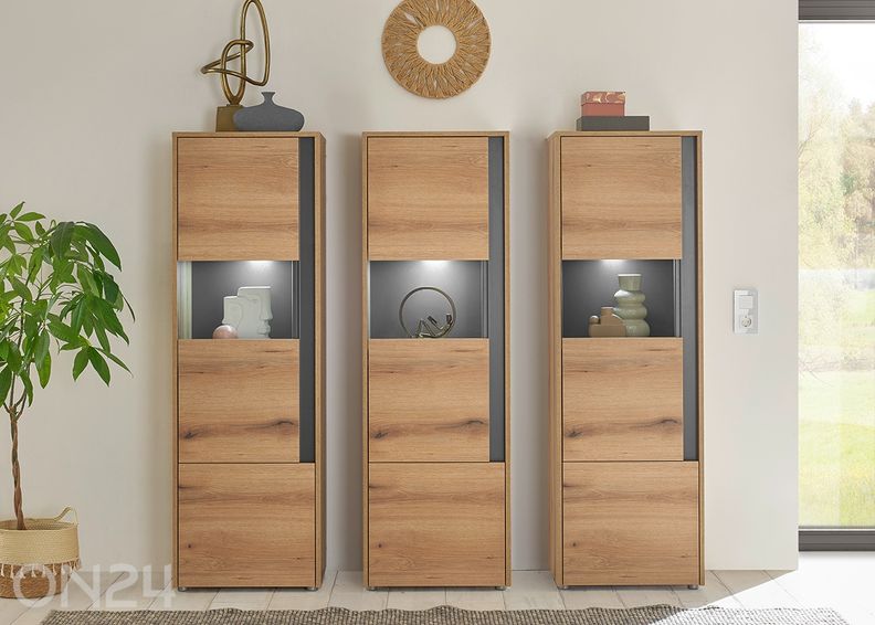 Шкаф-витрина City 157 см увеличить