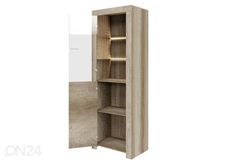 Шкаф-витрина + LED освещение увеличить