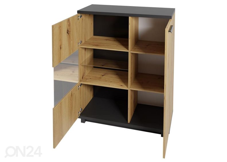 Шкаф-витрина + LED освещение увеличить